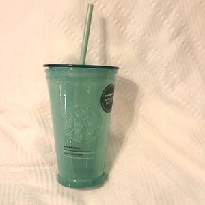 NWT Starbucks Summer 2021 16oz Recycled Glass Cold Cup Tumbler